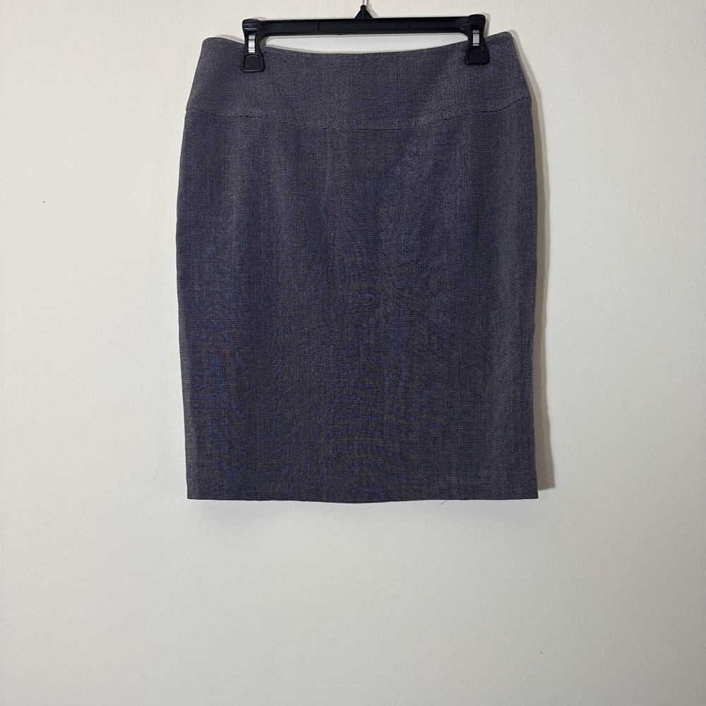 Armani Collezioni wool silk blend pencil skirt vintage size small Grey